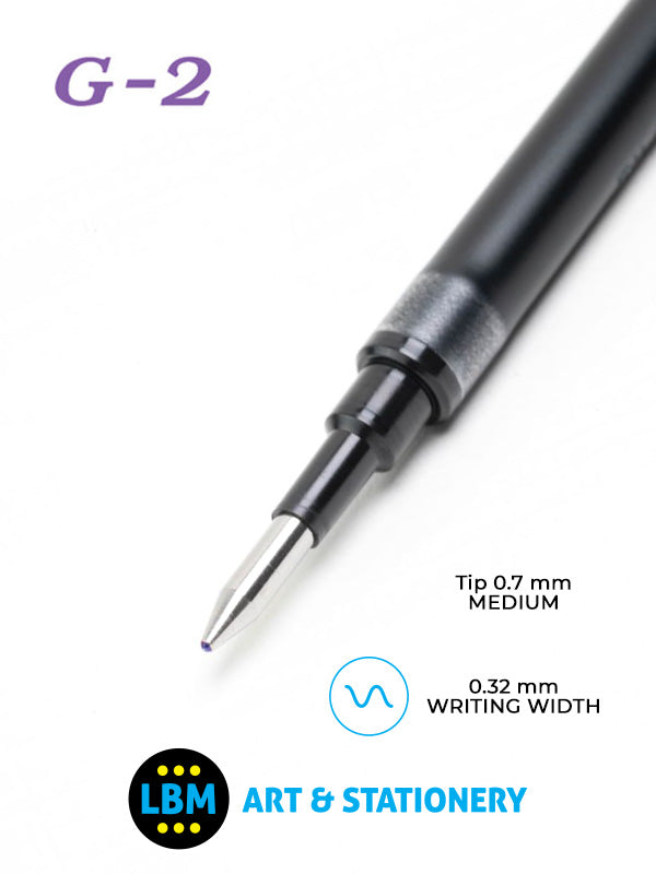 Pilot - G-207 Refills with 0.7mm Tip - Choose Colour - BLS-G2-7 - LBM Art & Stationery Store