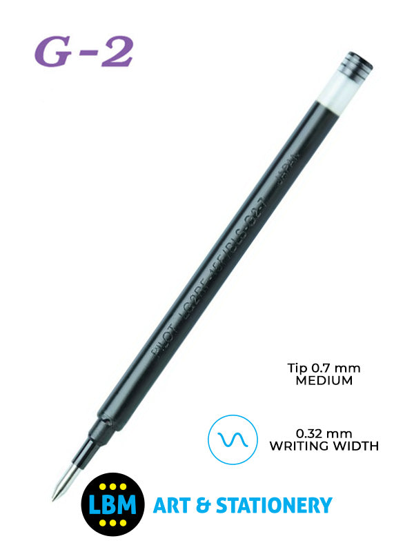 Pilot - G-207 Refills with 0.7mm Tip - Choose Colour - BLS-G2-7 - LBM Art & Stationery Store