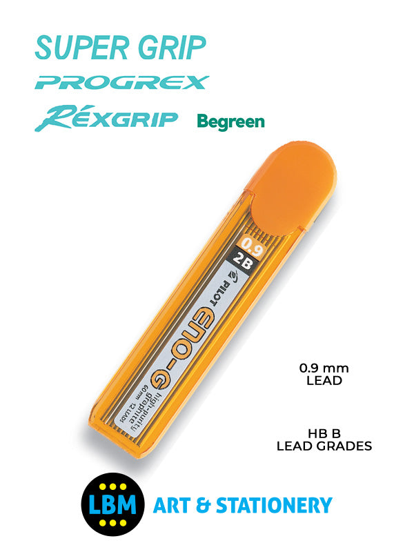 Pilot - ENO-G Mechanical Pencil Leads - Choose Grade - LBM Art & Stationery Store