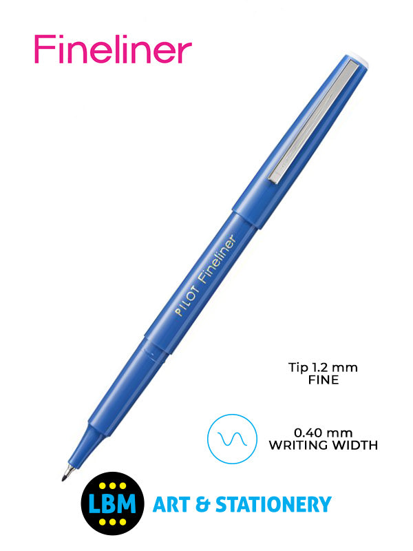 Pilot - Fineliner Pen 1.2mm Tip - Choose Colour - SW-PPF - LBM Art & Stationery Store