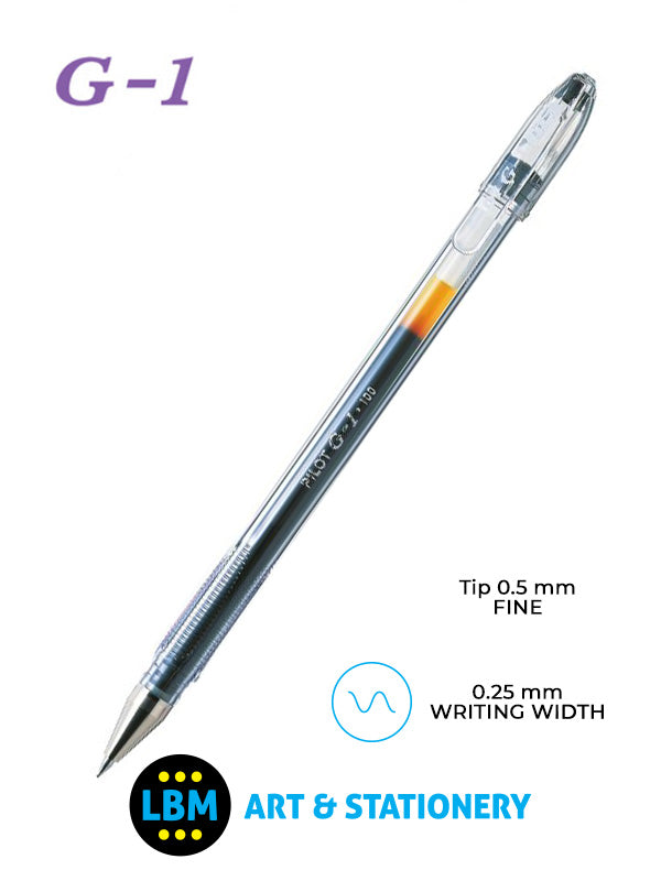 Pilot - G-105 Gel Ink Rollerball Pen - Choose Colour - BL-G1-5 - LBM Art & Stationery Store