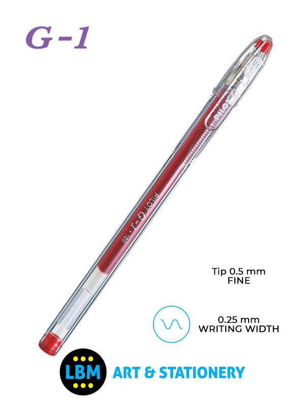 Pilot - G-105 Gel Ink Rollerball Pen - Choose Colour - BL-G1-5 - LBM Art & Stationery Store