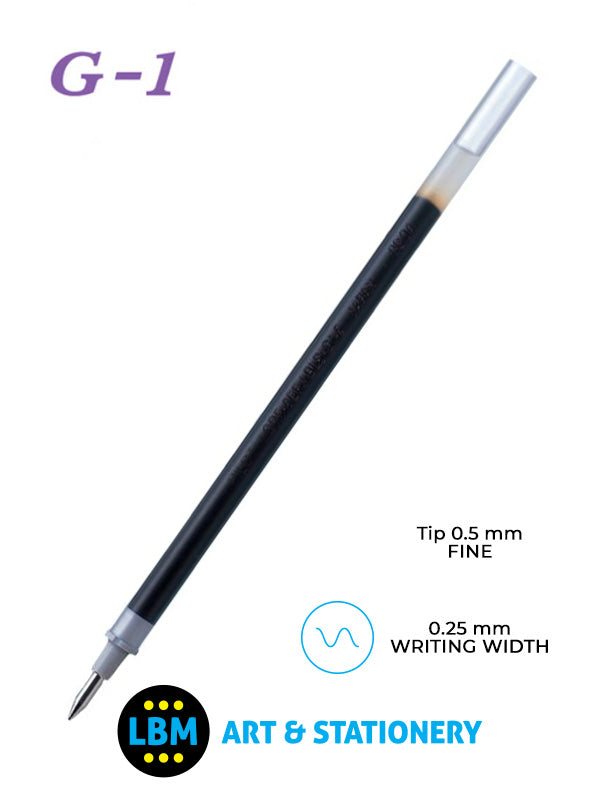 Pilot - G-105 Refills with 0.5mm Tip - Choose Colour - BLS-G1-5 - LBM Art & Stationery Store