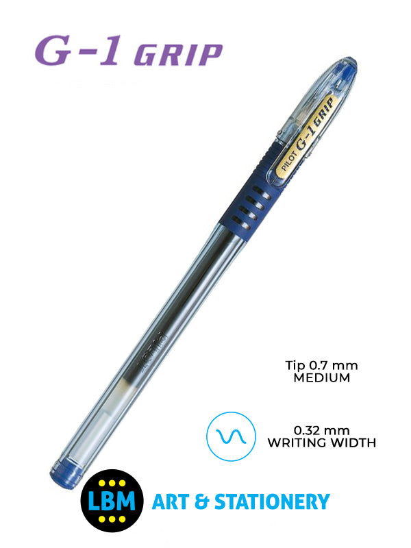Pilot - G-107 Grip Gel Ink Rollerball Pen - Choose Colour - BLGP-G1-7 - LBM Art & Stationery Store