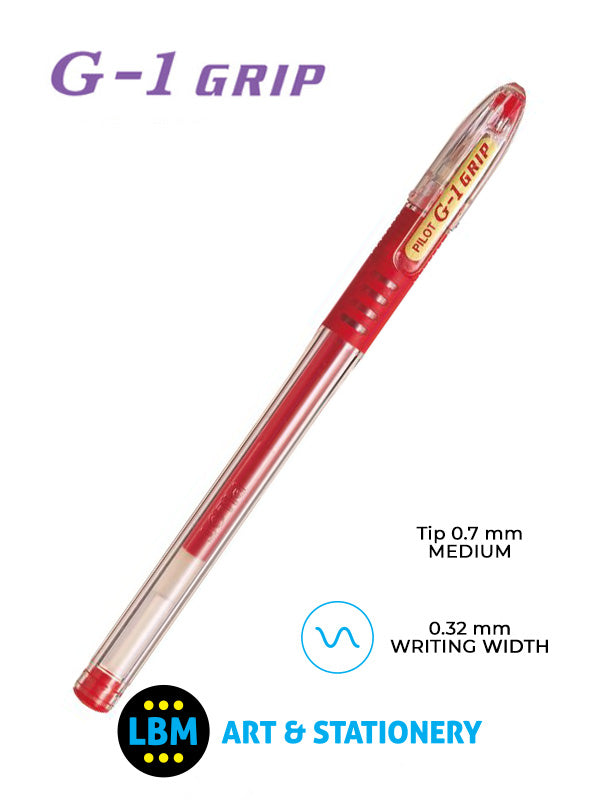 Pilot - G-107 Grip Gel Ink Rollerball Pen - Choose Colour - BLGP-G1-7 - LBM Art & Stationery Store