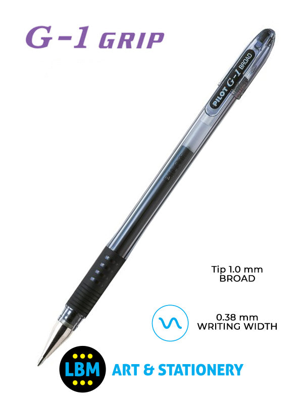 Pilot - G-110 Grip Gel Ink Rollerball Pen - Choose Colour - BLGP-G1-10 - LBM Art & Stationery Store