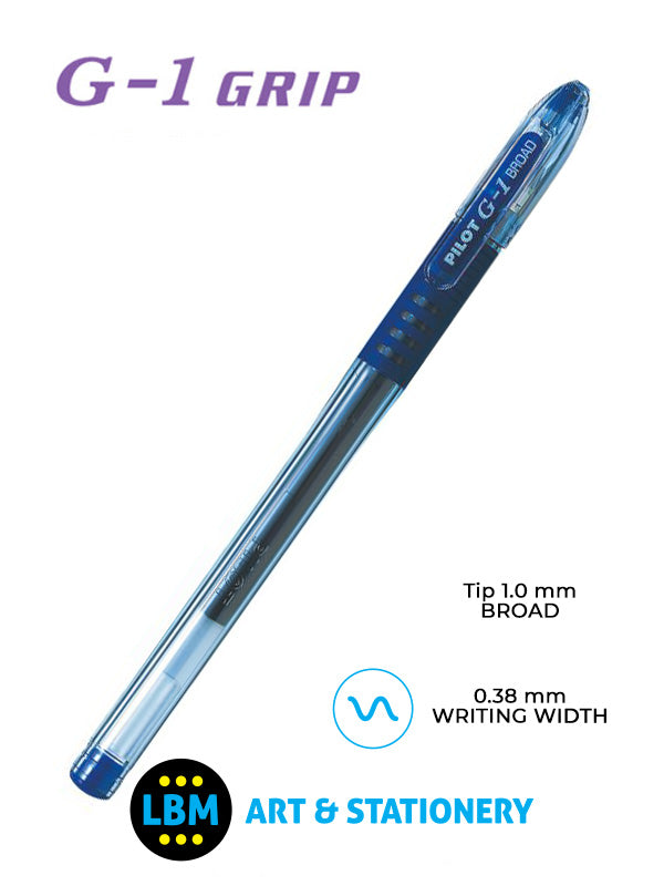 Pilot - G-110 Grip Gel Ink Rollerball Pen - Choose Colour - BLGP-G1-10 - LBM Art & Stationery Store