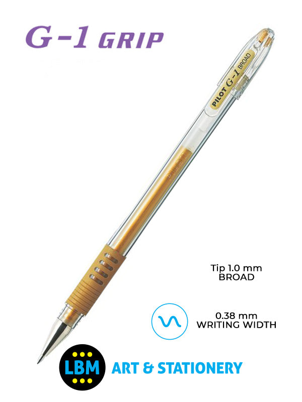 Pilot - G-110 Grip Gel Ink Rollerball Pen - Choose Colour - BLGP-G1-10 - LBM Art & Stationery Store