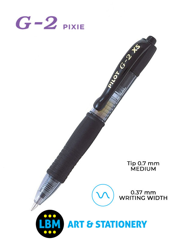 Pilot - G-207 Pixie Retractable Rollerball Pen - Choose Colour - BL-G2-XS7 - LBM Art & Stationery Store