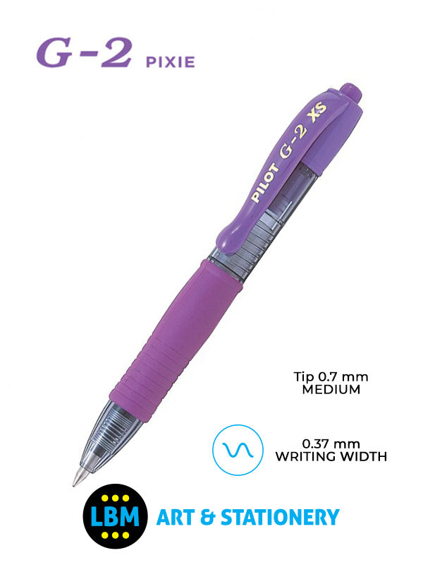 Pilot - G-207 Pixie Retractable Rollerball Pen - Choose Colour - BL-G2-XS7 - LBM Art & Stationery Store