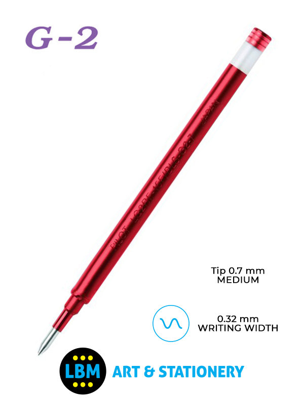 Pilot - G-205 Refills with 0.5mm Tip - Choose Colour - BLS-G2-5 - LBM Art & Stationery Store