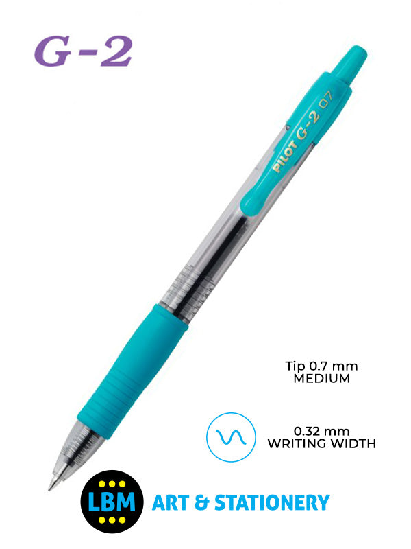 Pilot - G-207 Retractable Rollerball Pen - Choose Colour - BL-G2-7 - LBM Art & Stationery Store