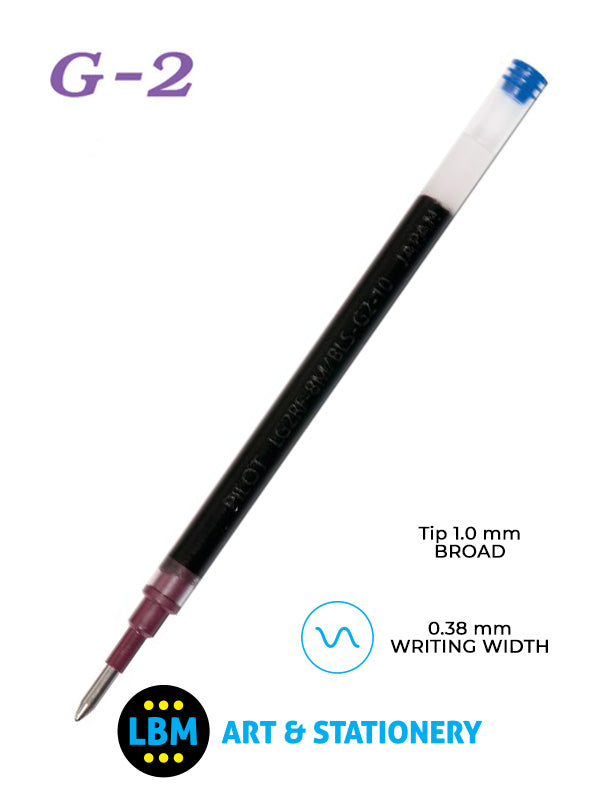 Pilot - G-210 Refills with 1.0mm Tip - Choose Colour - BLS-G2-10 - LBM Art & Stationery Store