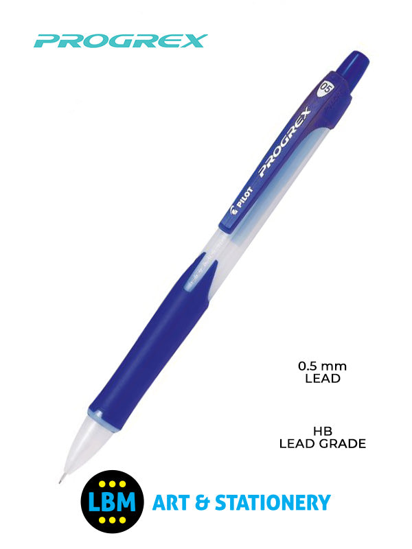Pilot - PROGREX Mechanical Pencil HB - Choose Lead Size - LBM Art & Stationery Store