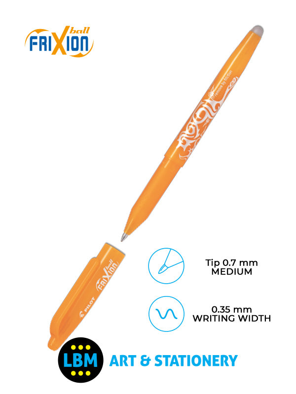 Pilot - FriXion Ball Erasable Rollerball Pen 0.7mm Tip - Choose Colour - BL-FR7 - LBM Art & Stationery Store