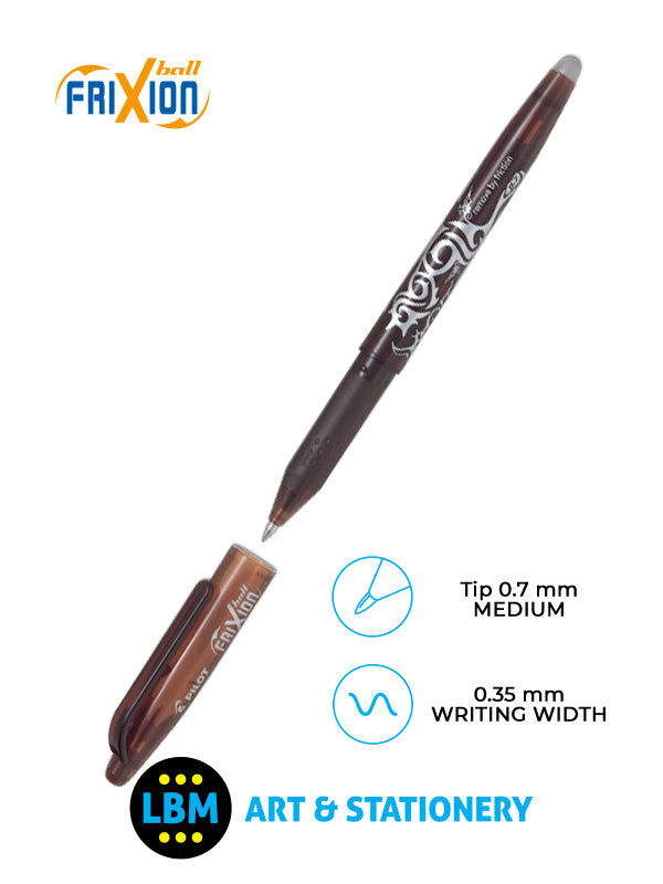 Pilot - FriXion Ball Erasable Rollerball Pen 0.7mm Tip - Choose Colour - BL-FR7 - LBM Art & Stationery Store