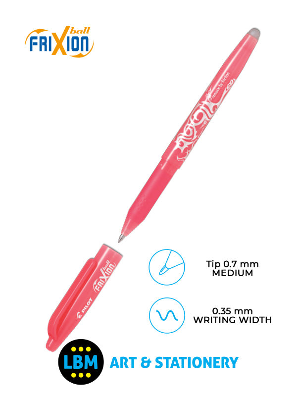 Pilot - FriXion Ball Erasable Rollerball Pen 0.7mm Tip - Choose Colour - BL-FR7 - LBM Art & Stationery Store