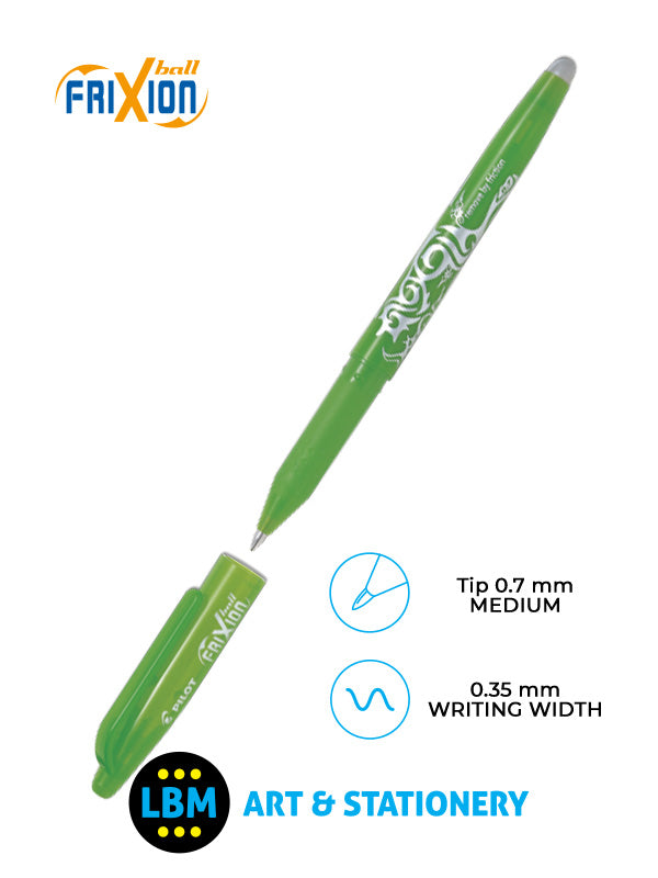 Pilot - FriXion Ball Erasable Rollerball Pen 0.7mm Tip - Choose Colour - BL-FR7 - LBM Art & Stationery Store