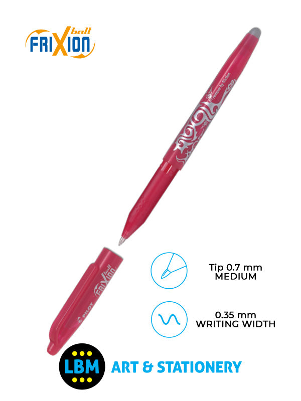 Pilot - FriXion Ball Erasable Rollerball Pen 0.7mm Tip - Choose Colour - BL-FR7 - LBM Art & Stationery Store