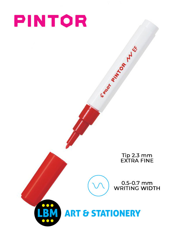 Pilot - Pintor Extra Fine Bullet Tip Marker Pen 2.3mm Tip - Choose Colour - SW-PT-EF - LBM Art & Stationery Store