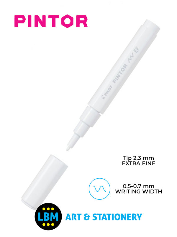 Pilot - Pintor Extra Fine Bullet Tip Marker Pen 2.3mm Tip - Choose Colour - SW-PT-EF - LBM Art & Stationery Store