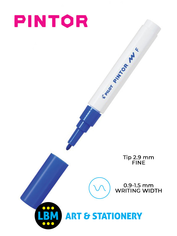 Pilot - Pintor Fine Bullet Tip Marker Pen 2.9mm Tip - Choose Colour - SW-PT-F - LBM Art & Stationery Store
