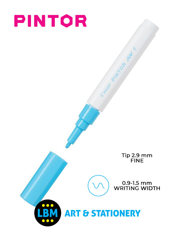 Pilot - Pintor Fine Bullet Tip Marker Pen 2.9mm Tip - Choose Colour - SW-PT-F - LBM Art & Stationery Store