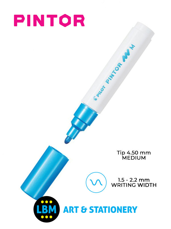 Pilot - Pintor Medium Bullet Tip Marker Pen 4.5mm Tip - Choose Colour - SW-PT-M - LBM Art & Stationery Store