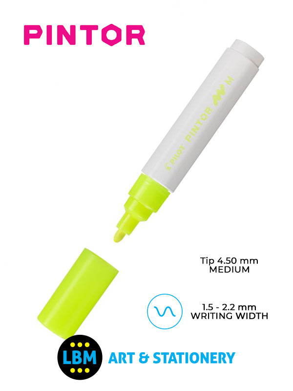 Pilot - Pintor Medium Bullet Tip Marker Pen 4.5mm Tip - Choose Colour - SW-PT-M - LBM Art & Stationery Store