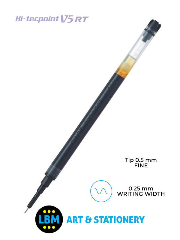 Pilot - Refills for V5 RT Hi-Tecpoint - Choose Colour - BXS-V5-RT - LBM Art & Stationery Store