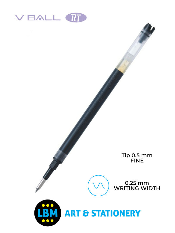 Pilot - Refills for V Ball 05 RT Retractable Rollerball - Choose Colour - BLS-VB5-RT - LBM Art & Stationery Store