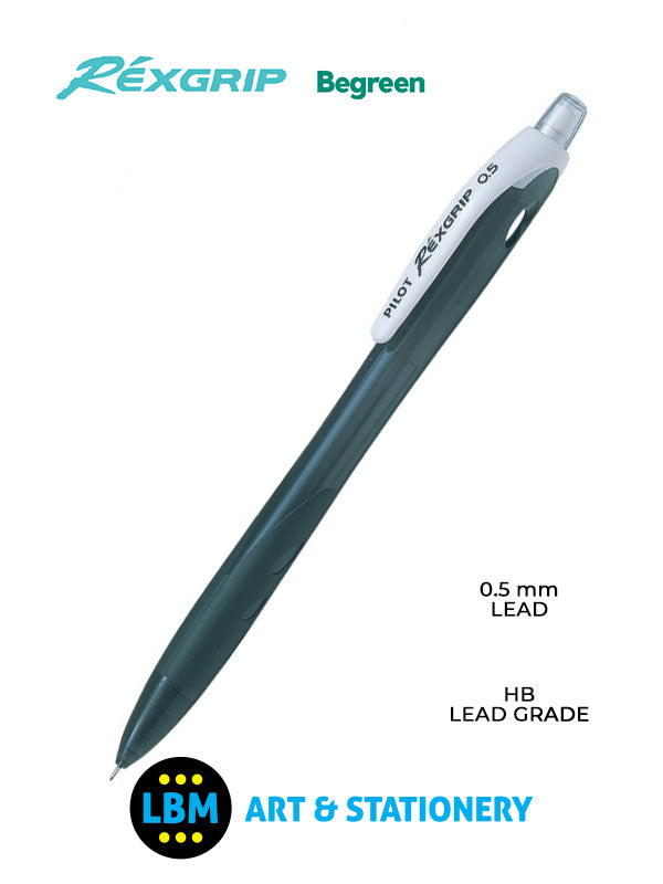 Pilot - RexGrip Mechanical Pencil - HRG-10R-BG - LBM Art & Stationery Store