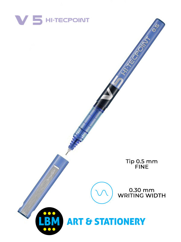 Pilot - V5 Hi-Tecpoint Rollerball Pen - Choose Colour - BX-V5 - LBM Art & Stationery Store