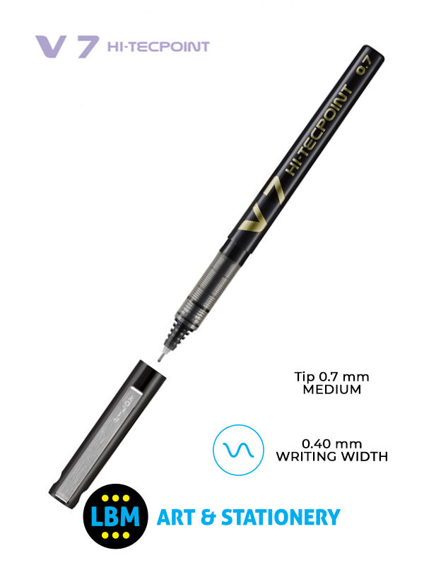 Pilot - V7 Hi-Tecpoint Rollerball Pen - Choose Colour - BX-V7 - LBM Art & Stationery Store