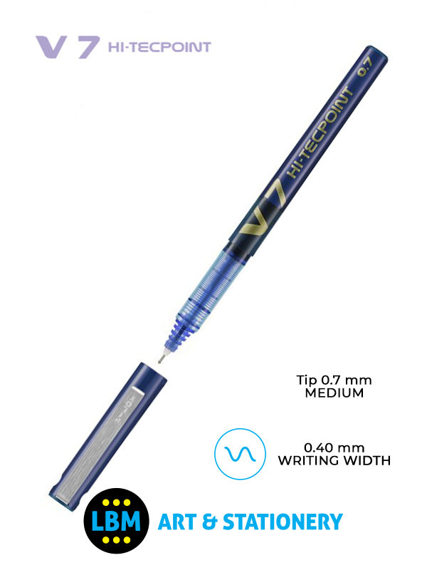 Pilot - V7 Hi-Tecpoint Rollerball Pen - Choose Colour - BX-V7 - LBM Art & Stationery Store