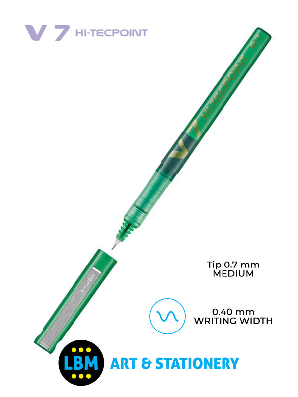 Pilot - V7 Hi-Tecpoint Rollerball Pen - Choose Colour - BX-V7 - LBM Art & Stationery Store