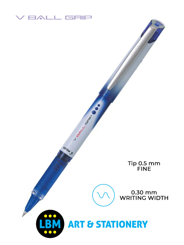 Pilot - V Ball Grip 05 Rollerball Pen - Choose Colour - BLN-VBG5 - LBM Art & Stationery Store