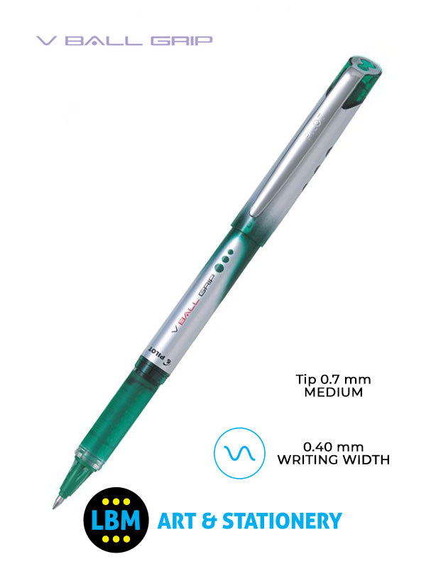 Pilot - V Ball Grip 07 Rollerball Pen - Choose Colour - BLN-VBG7 - LBM Art & Stationery Store