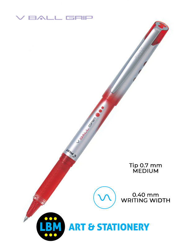 Pilot - V Ball Grip 07 Rollerball Pen - Choose Colour - BLN-VBG7 - LBM Art & Stationery Store