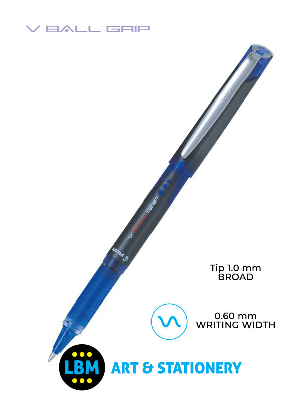 Pilot - V Ball Grip 10 Rollerball Pen - Choose Colour - BLN-VBG10 - LBM Art & Stationery Store