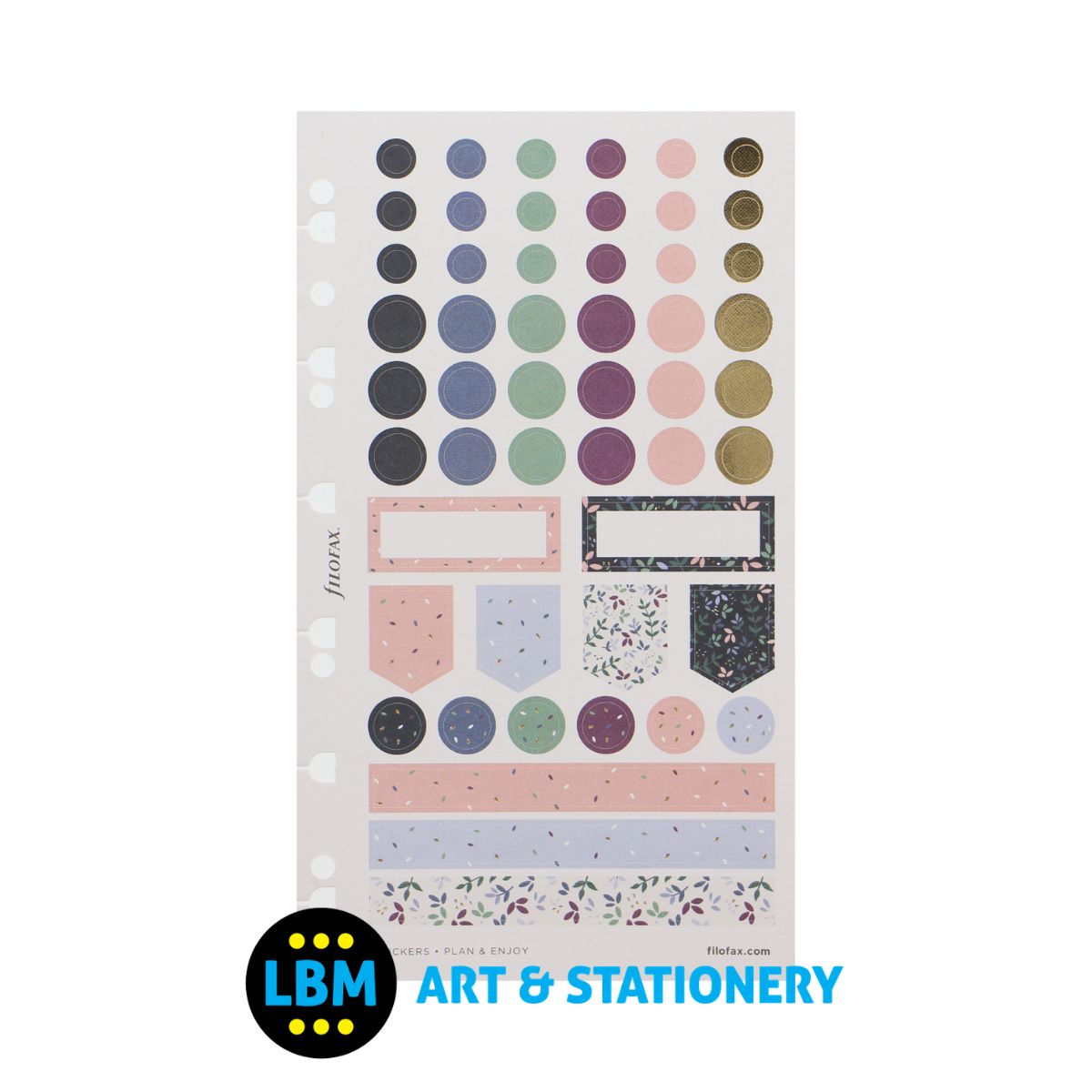  - Garden Assorted Stickers Personal A5 Multifit Refill 132741 - LBM Art & Stationery Store