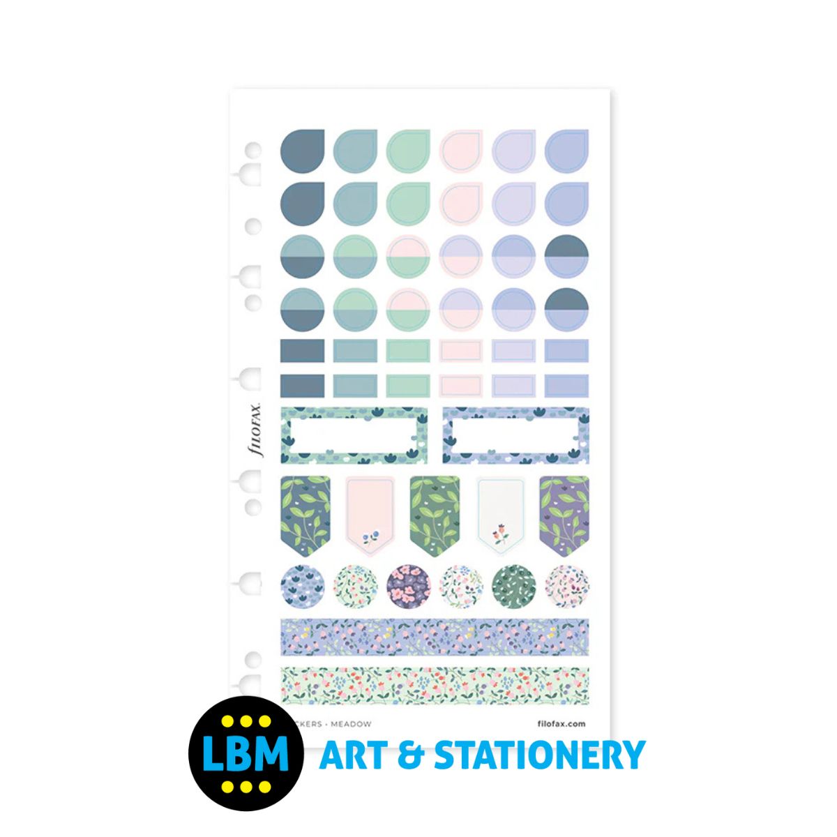 Filofax - Meadow Stickers - Multifit Refill - 132969