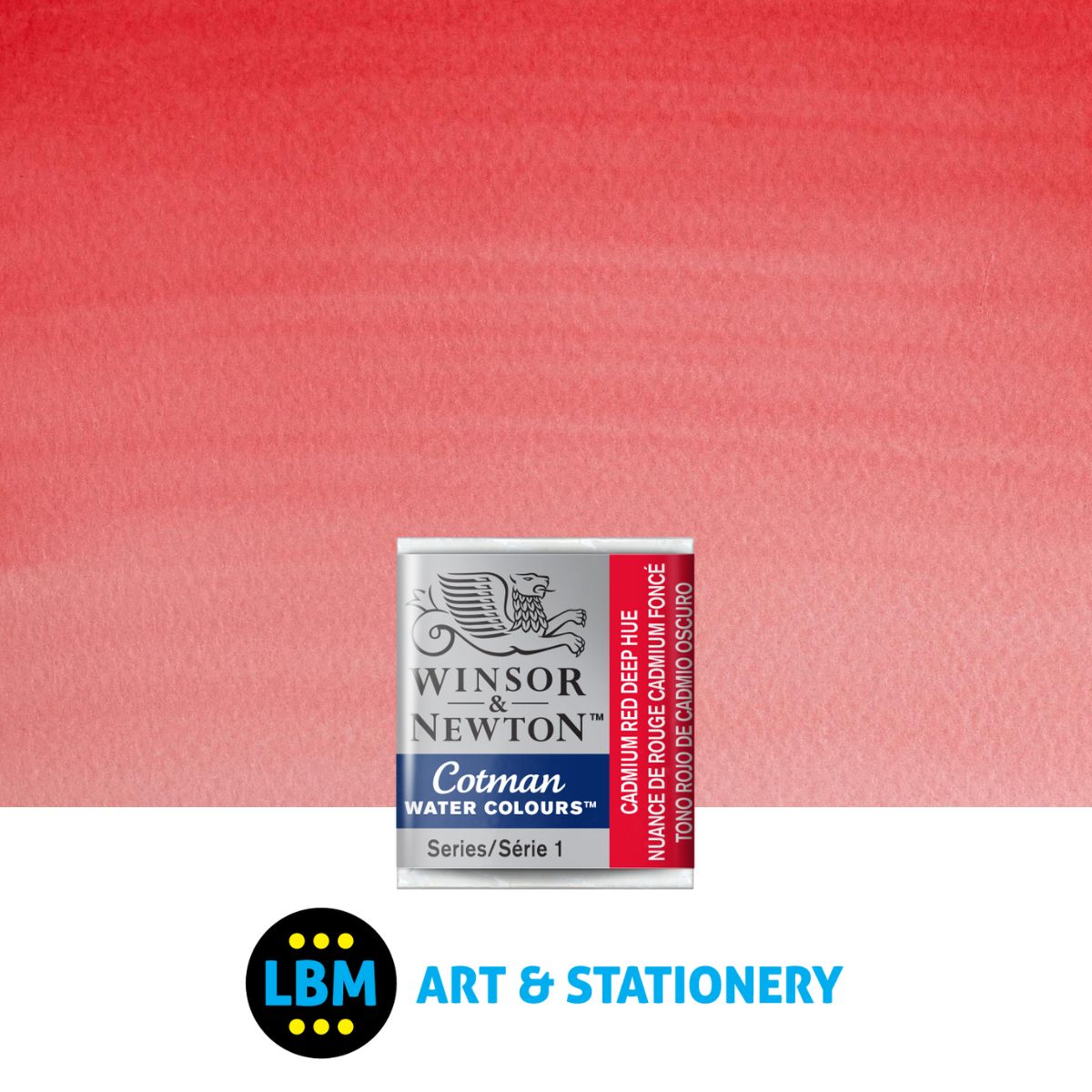 Cotman Watercolour - Cadmium Red Deep Hue