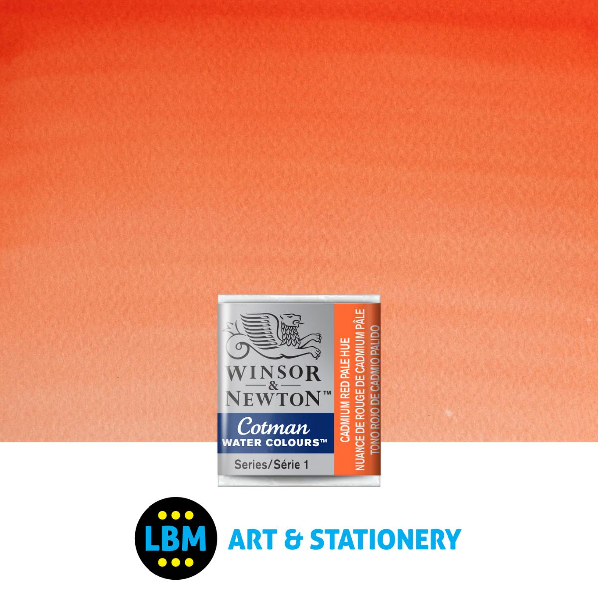 Cotman Watercolour - Cadmium Red Pale Hue
