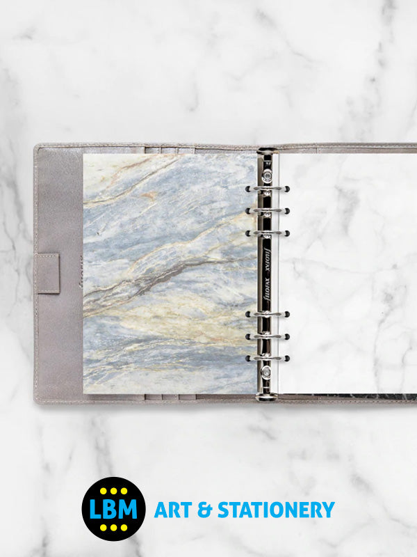 Filofax - A5 size Marble Plain Paper Assorted Colours Insert Refill 132615 - LBM Art & Stationery Store