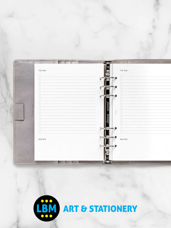 Filofax - A5 size To Do Organiser Minimal Design Refill 132863 - LBM Art & Stationery Store
