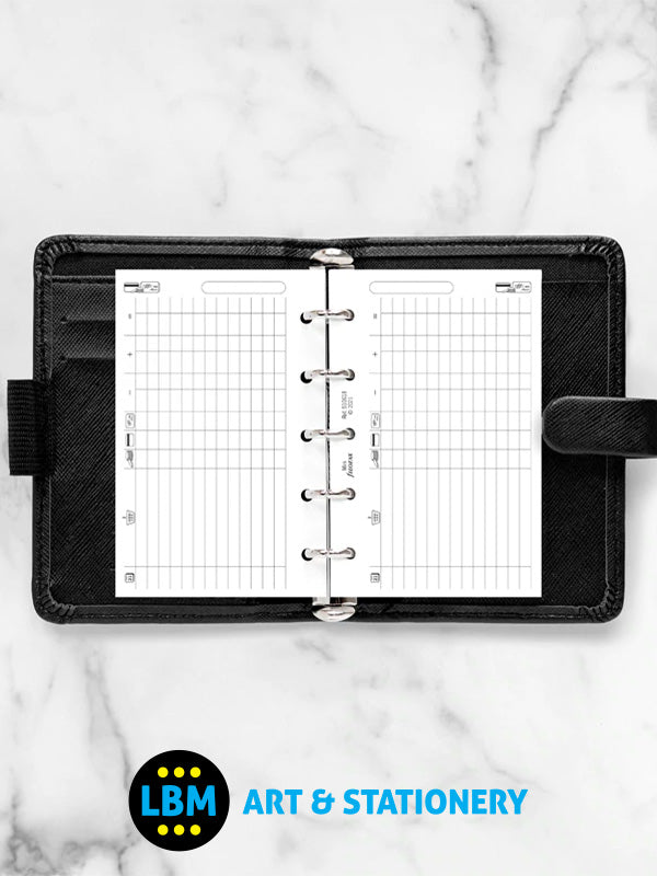 Filofax - Mini size Finances Notepaper Organiser Refill 510618 - LBM Art & Stationery Store