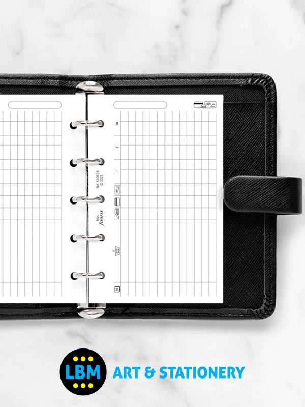 Filofax - Mini size Finances Notepaper Organiser Refill 510618 - LBM Art & Stationery Store