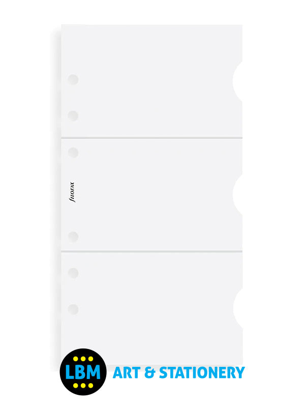 Filofax - Personal size Credit Debit Card Holder Organiser Refill 133603 - LBM Art & Stationery Store