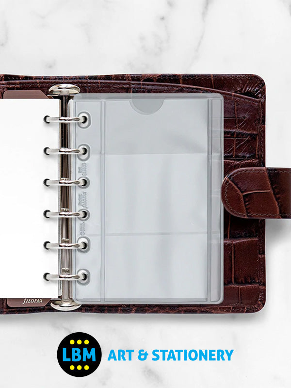 Filofax - Pocket size Credit Debit Card Holder Organiser Refill 213603 - LBM Art & Stationery Store